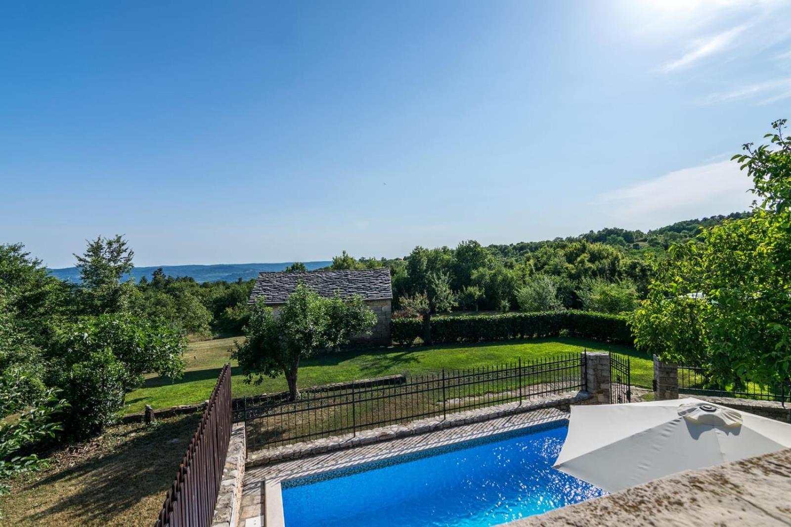 Rustic Villa Marija With Panoramic View In Zrenj Esterno foto