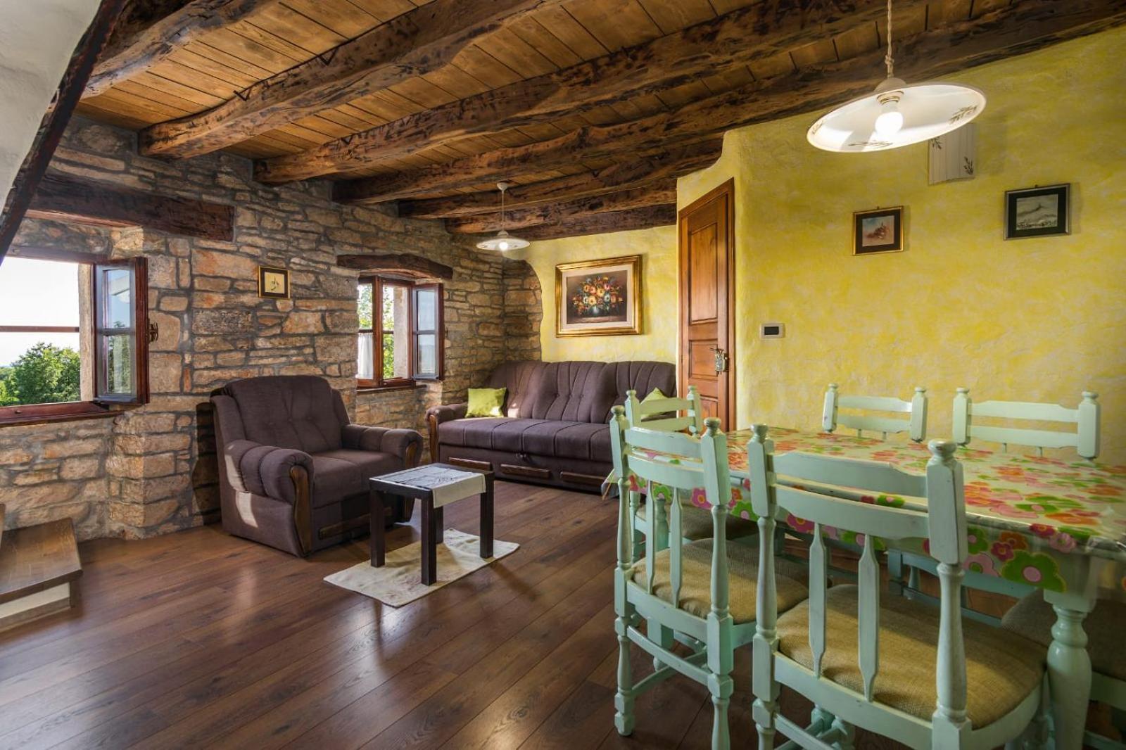 Rustic Villa Marija With Panoramic View In Zrenj Esterno foto