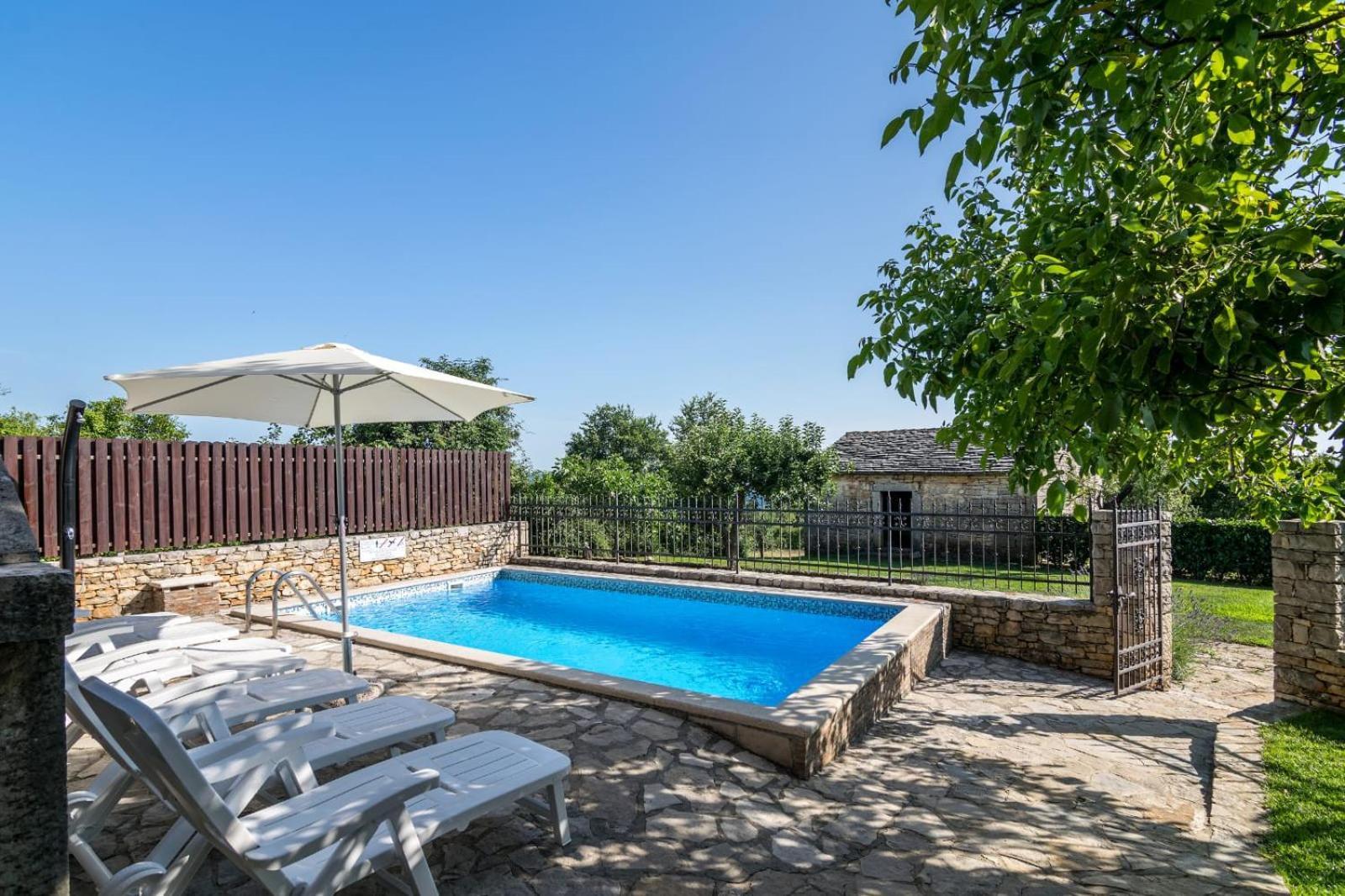 Rustic Villa Marija With Panoramic View In Zrenj Esterno foto